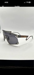 Oakley OO9237-1339 Men’s Shield Sunglasses Gray Frame AUTHENTIC and LEGIT 133mm