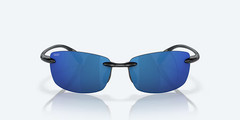 Costa Del Mar Sunglasses Ballast Shiny Black Blue Mirror 580P Plastic POLARIZED
