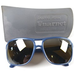 RARE Vintage Vuarnet sunglasses Blue skilynx 4003 France With Original Case EUC