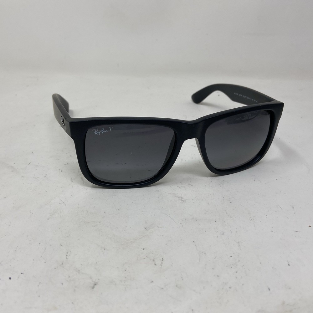 Ray-Ban JUSTIN RB4165 622/t3 54-16 Matte Black W/ Gray Polarized Lens S68