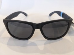 Foster Grant Advanced Comfort Black w Navy Sunglasses 100% UVA/UVB