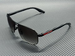 PRADA LINEA ROSSA PS A53S 1BO50O Matte Black Grey Gradient Men’s 62 mm Sunglasse