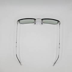 RAY BAN RB3768 003 M1 Silver Emerald Dark Photochromic Unisex 56 mm Sunglasses