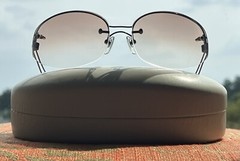 Sama – Free Blue – Grey Frame – Blush Gradient Lenses