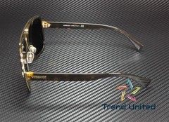 VERSACE VE2199 12524T Dark Havana Dark Grey Mirror Gold 56 mm Men’s Sunglasses