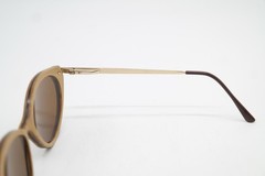 Sunglasses JH 20-MA brown gold oval sunglasses eyewear New
