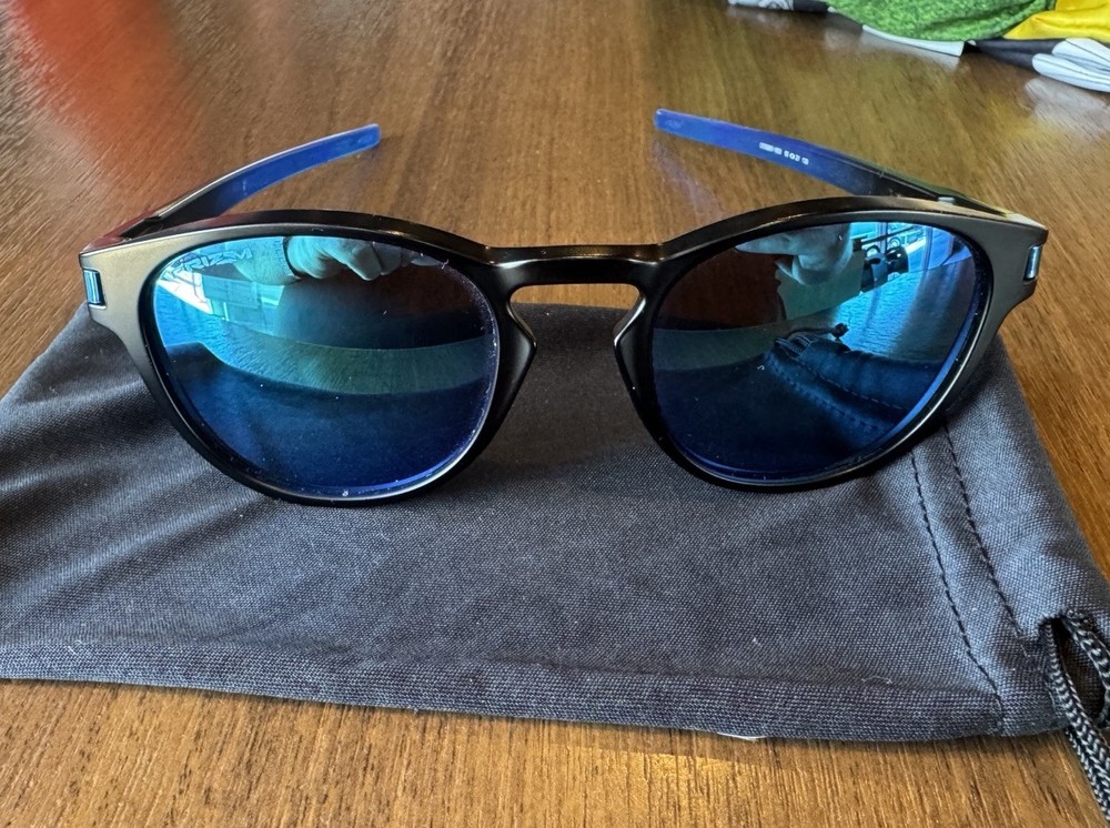 Oakley Latch 009265 Sunglasses X-Ray Blue/Prizm Sapphire Iridium