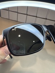 Maui Jim Red Sands MJ432-2M Sunglasses Matte Black Neutral Grey 59 17 140 #885