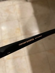 Chrome Hearts Blueher Sunglasses Black Tortoise Gold RARE