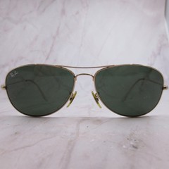 Ray-Ban RB3362 Cockpit Aviator Sunglasses Gold Green G-15 Lenses 59mm 001