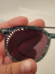 Brand New Diesel Sunglasses DL0188 Dark Green Marble Black Bar 98J 54-17-145 3
