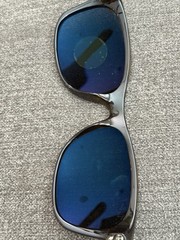 Ray-Ban New Wayfarer Tortoise / Green Polarized 55mm Sunglasses RB2132 902/58 55