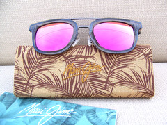 *New* Custom MAUI JIM RELAXATION MODE Trans Gray & Sunrise Sunglasses ~ P844-27G
