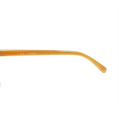 FSI Translucent Brown Round Sunglasses Mirrored Gray Lens Designer Men Women