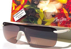 Maui Jim PALULU Metallic Matte Platinum POLARIZED HCL Bronze Sunglass HS680-05