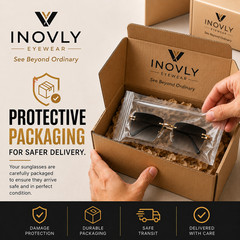 Premium Aviator Sunglasses UV400 Metal Frame Designer Style by INOVLI Eyewear