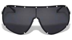 Men Women Sunglasses Fashion OVERSIZED Big MASK SHIELD Celebrity Polarized Large