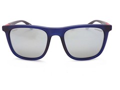 Superdry SDS 5016 Polarized Sunglasses Matte Blue with Silver Mirror Lenses 106P