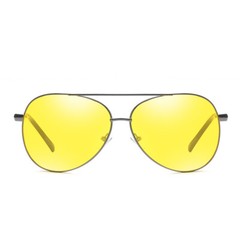 Aviator Tac HD Night Vision Glasses Polarized Sunglasses for Men Driving Goggles