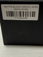 New James Oro “Icon” sunglass matte black/ black lens