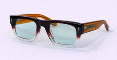 Jacques Marie Mage THUNDERCLOUD Clear Brown/Light Blue 52-25-147mm With Case New
