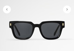 Louis Vuitton Men’s LV Escape Z1496E Black Square Sunglasses 53mm Authentic