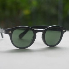Vintage green sunglasses johnny depp black galsses mens green glass lens glasses
