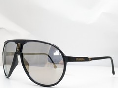 Carrera Sunglasses Champion65 003/JO Black w/ Grey Gold Mirror Lenses 62mm