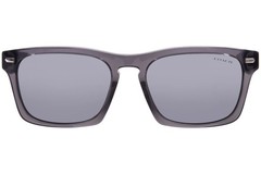 Coach CR628 HC8397U 581787 Sunglasses Men’s Transparent Grey/Grey Solid 57mm