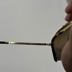 VTG Ray Ban RB3625 9196G5 Gold Tone Aviator Polarized Unisex 58 mm Sunglasses