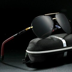 Aluminium HD Polarized Photochromic Sunglasses Pilot Men Driving Glasses Eyewear