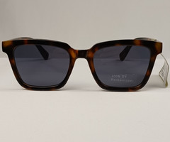 Goodfellow & Co Men’s Square Tortoise Sunglasses 100% UV Protection NWT