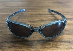 Oakley Fives 2.0 Sunglasses BMC-021 Crystal Blue Excellent Condition