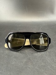 Gucci GG0255S Sega Ivory Green Stripe Sport Sunglasses 003 Case