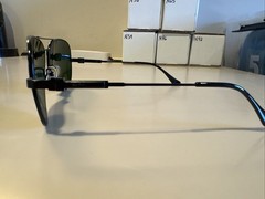 Ray-Ban Sunglasses RB3025 Aviator Black Frame Green Lens 58mm #N60