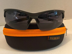Youmuku Sunglasses Men, Polarized Sports for Running Cycling Golf Fish. Pliable