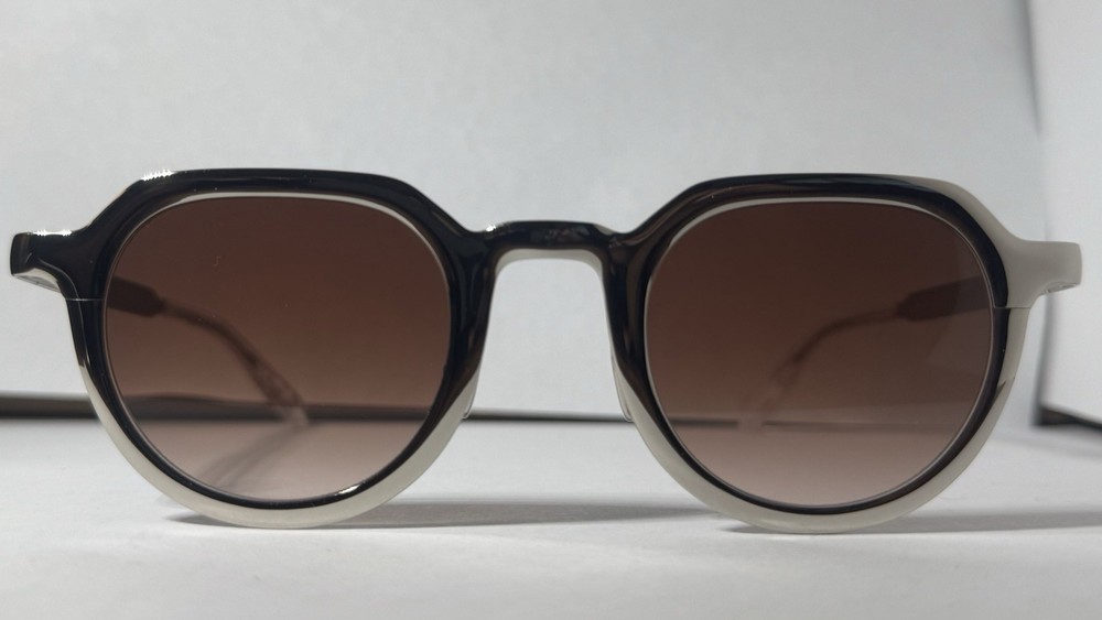 KREWE Galvan Silver Chroma + Crystal Sunglasses