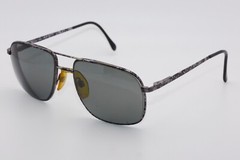 LUXOTTICA HECTOR 140mm Onyx Gray Aviator Sunglasses -ITALY-FRAME ONLY