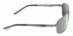 Timberland TB7225 Unisex Sunglasses in Gunmetal Black/Smoke Grey Polarized 64 mm