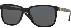 BURBERRY BE4181 300187 Black Grey 58 mm Men’s Sunglasses