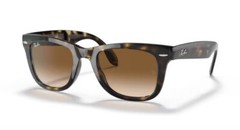Ray Ban 4105 Wayfarer Folding – 710/51 – Sunglasses – Havana/Sfume Brown