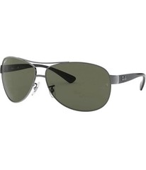 RAY BAN 0RB3386 004 9A Gunmetal Green Polarized Men’s 67 mm Sunglasses