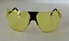 🇺🇲 Gargoyle Sunglasses 85MM Shooting Glasses Yellow Lens with Black Frames