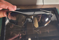 Oakley OO9188-7259 Wrap Polarized Sunglasses Black Plastic Frame 133mm