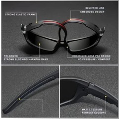 New 2025 Polarized Vertex Men AntiGlare Fishing Cycling Driving Sport Sunglasses