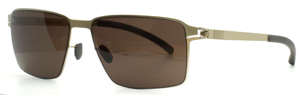 MYKITA Ben 142 Champagne Mens Rectangle Full Rim Sunglasses 54-16-140 B:38