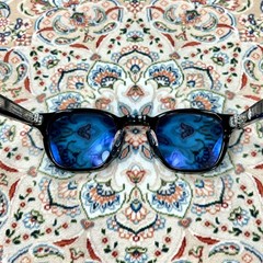 [A+, Size 44mm] Jacques Marie Mage Zephirin Titan Silver Sunglasses Black