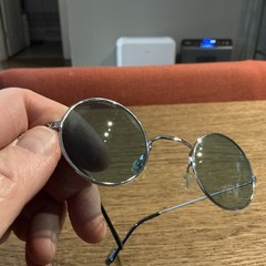 Round Oval Metal Frame Sunglasses Unisex Fashion Silver