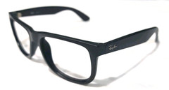 Ray Ban RB4165 622/8G Justin Black Square Sunglasses Frame 54-18 145 READ