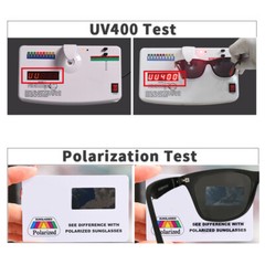 Classic Polarized Sunglasses Lightweight Fashion Square Frame Driving Sunglasses